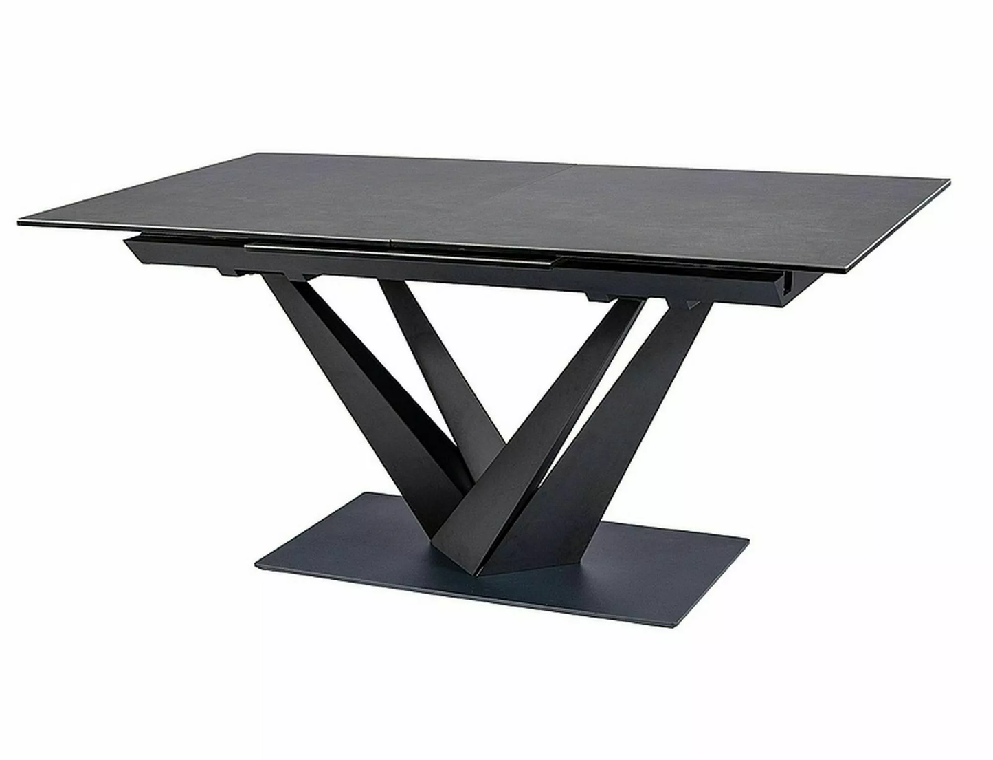 Galds KOMO 76/90/160 (220) melns - N1 Home