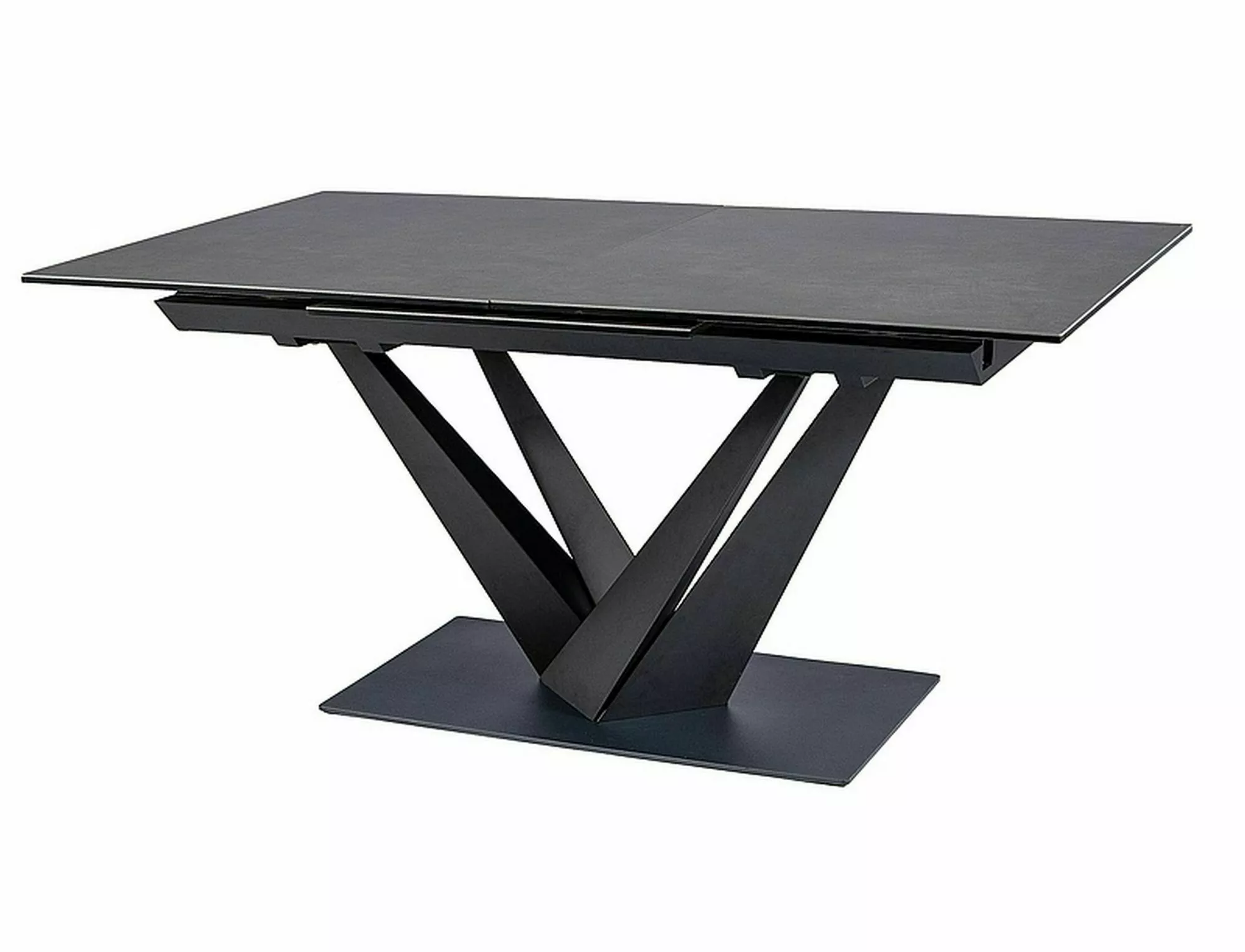 Galds KOMO 76/90/160 (220) melns - N1 Home