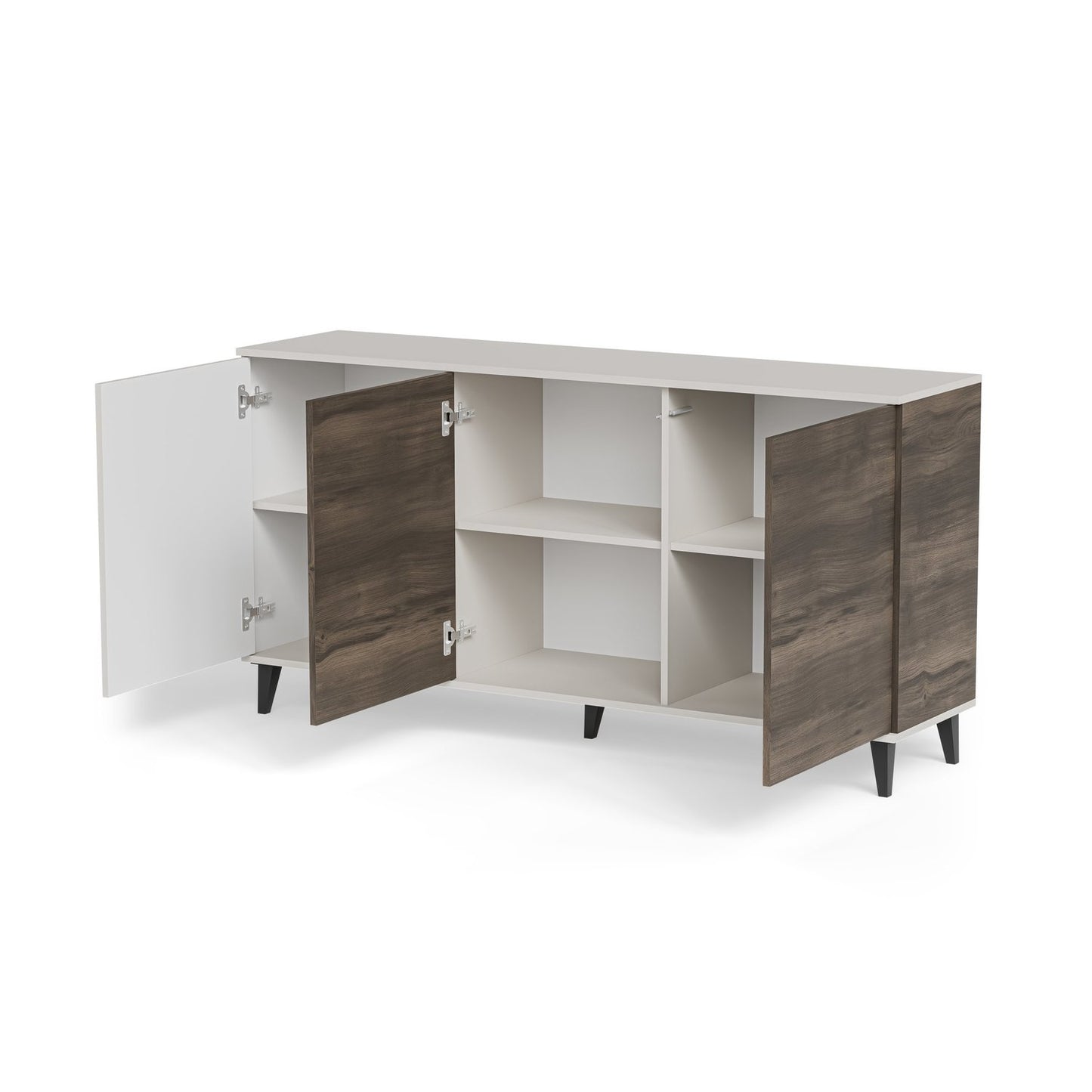 Kumode Berlin 160/40/82 cm kašmirs/valrieksts - N1 Home