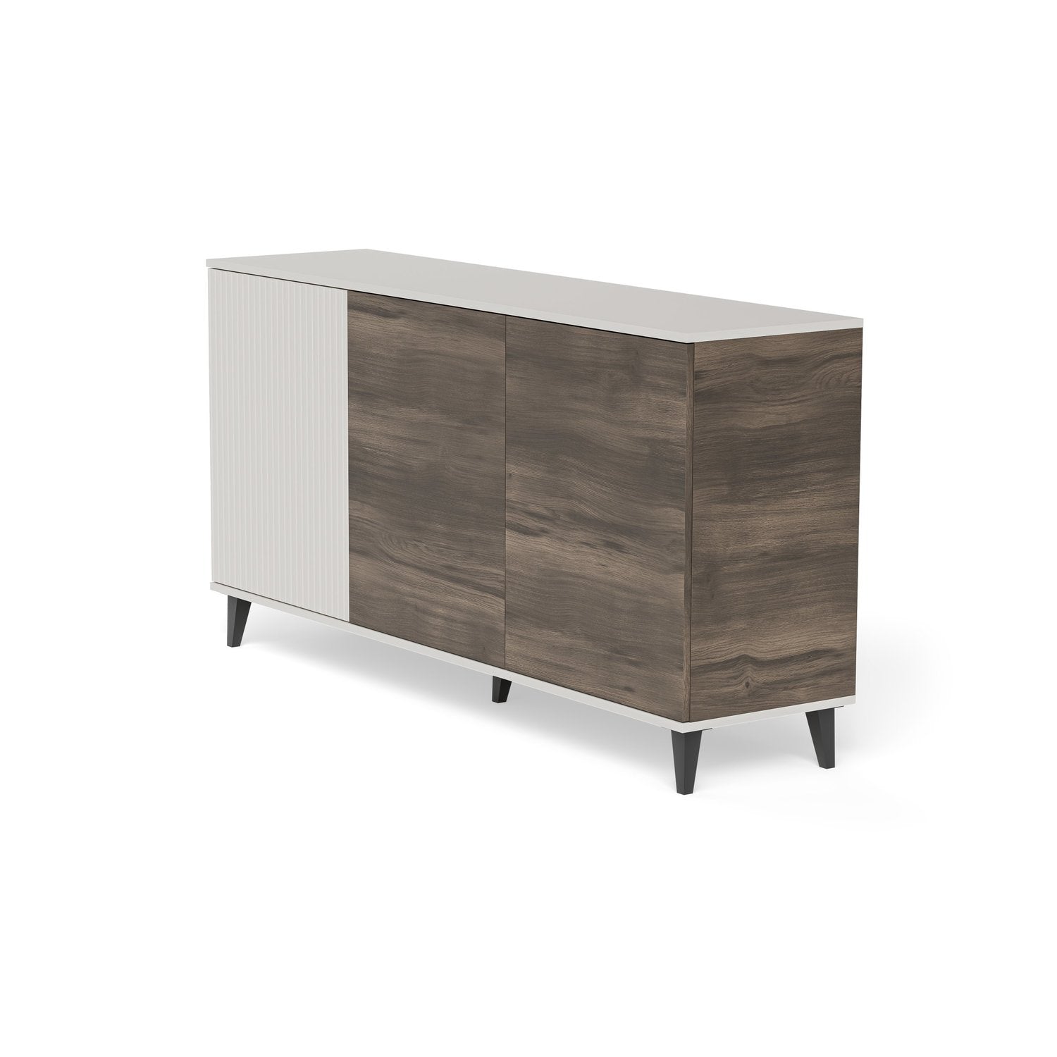 Kumode Berlin 160/40/82 cm kašmirs/valrieksts - N1 Home