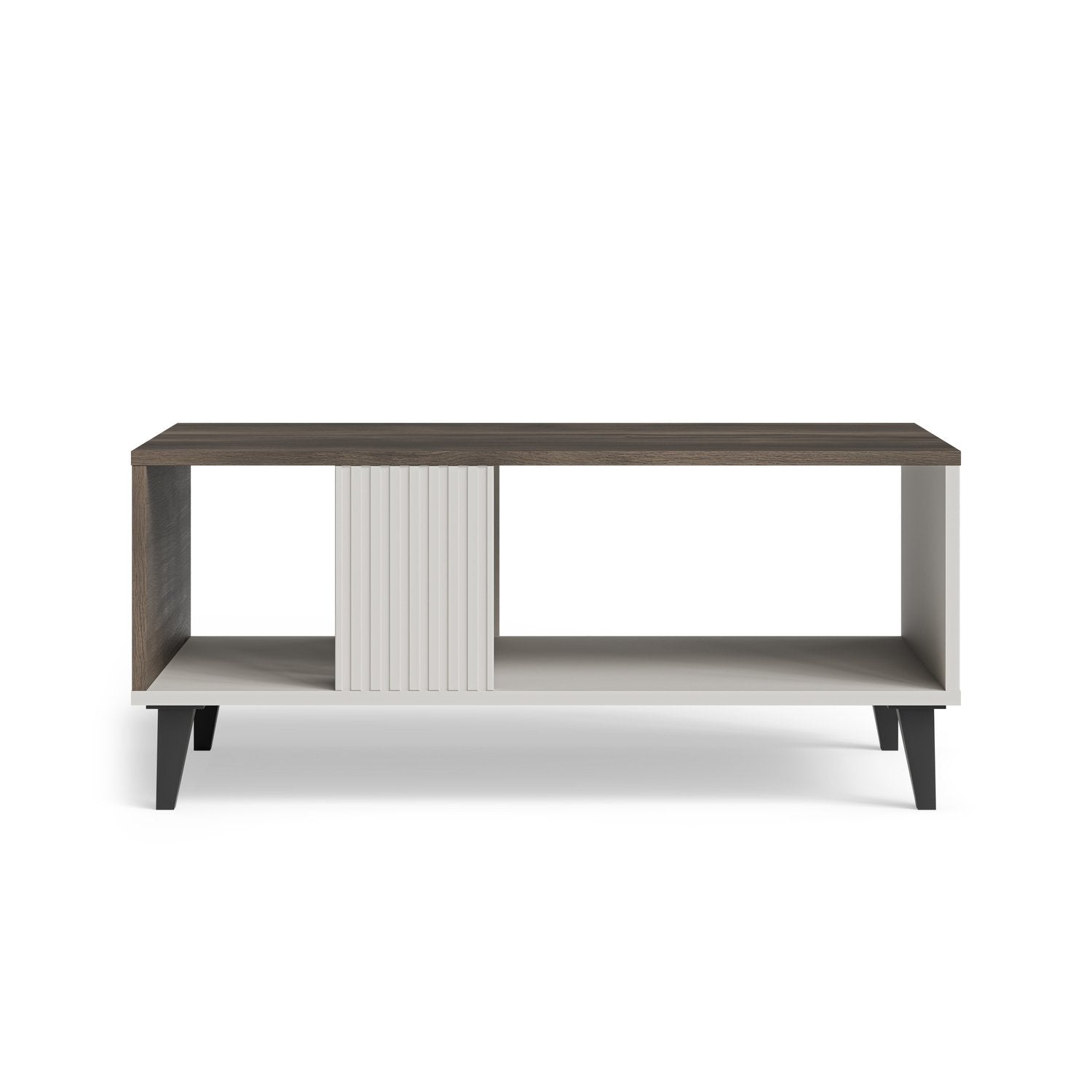 Kafijas galdiņš Berlin 92/50/40 cm kašmirs/ valrieksts - N1 Home