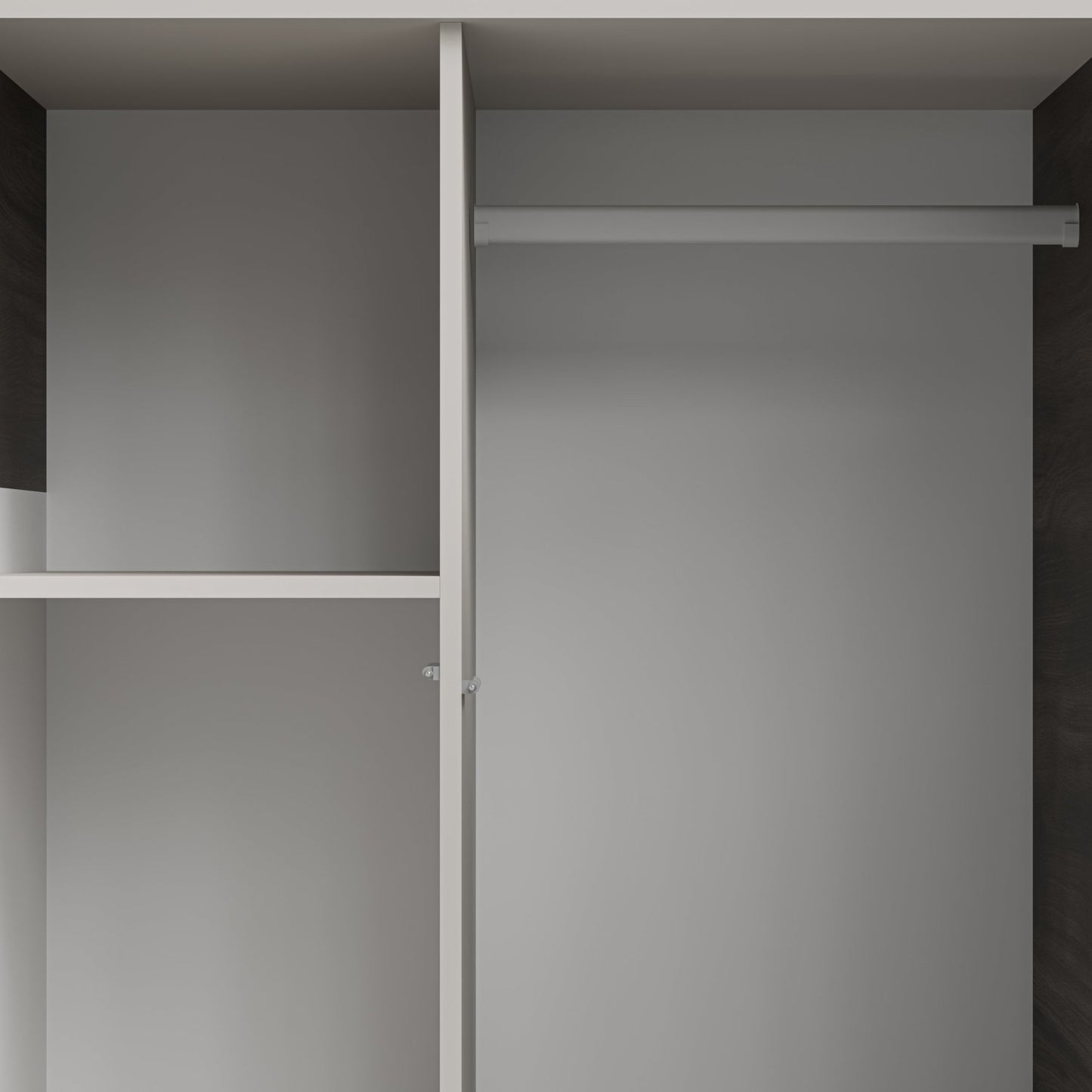 Skapis Berlin 90/55/182 cm kašmirs/valrieksts