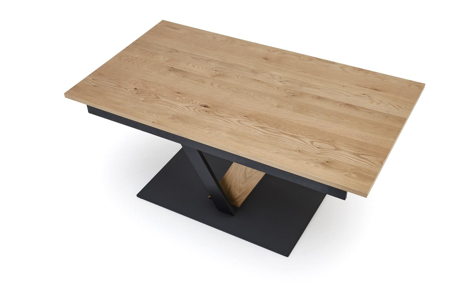 Galds Fani 160/90/78 cm dabīgs/melns - N1 Home