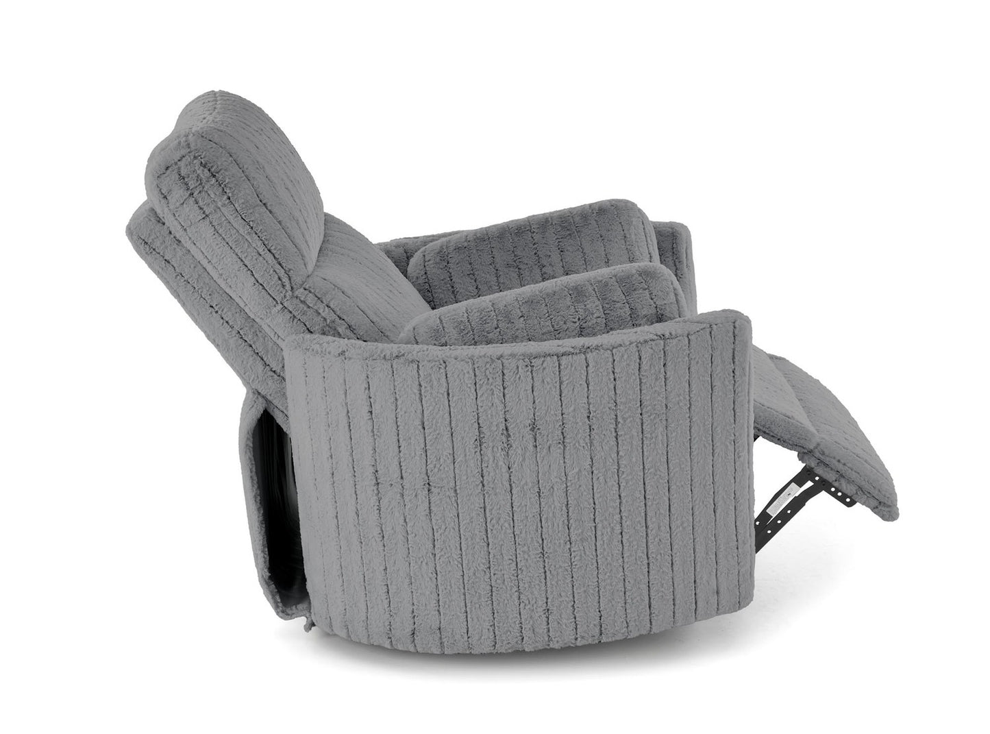 Krēsls Pegals 110/100–170/108–81/45 cm pelēks