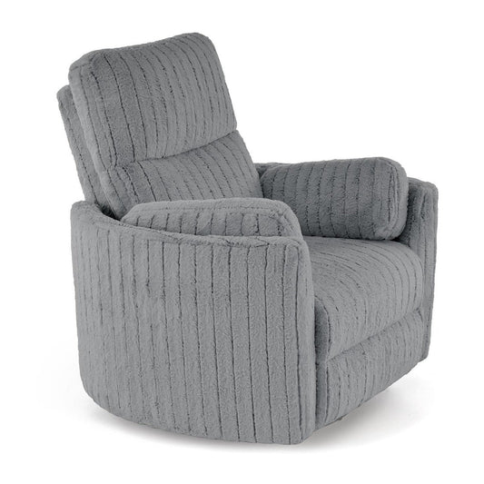 Krēsls Pegals 110/100–170/108–81/45 cm pelēks