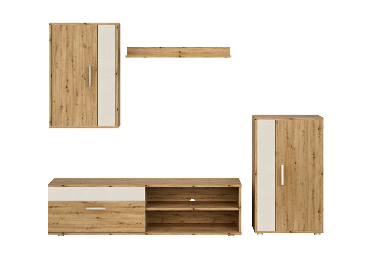 Mēbeļu komplekts Bensi 190 cm Artizan ozols/kašmirs