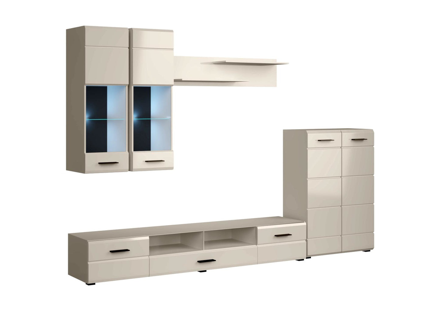 Mēbeļu komplekts Valena 280 cm kašmirs