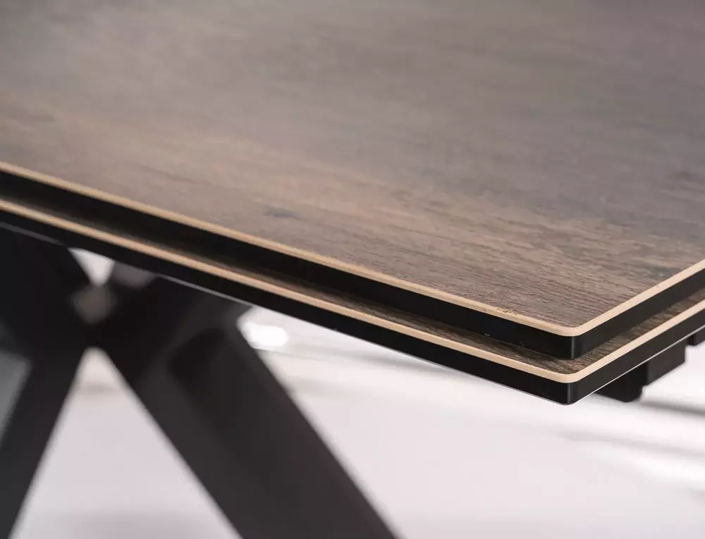 Galds GOLDI 76/90/160(240) cm brūns - N1 Home