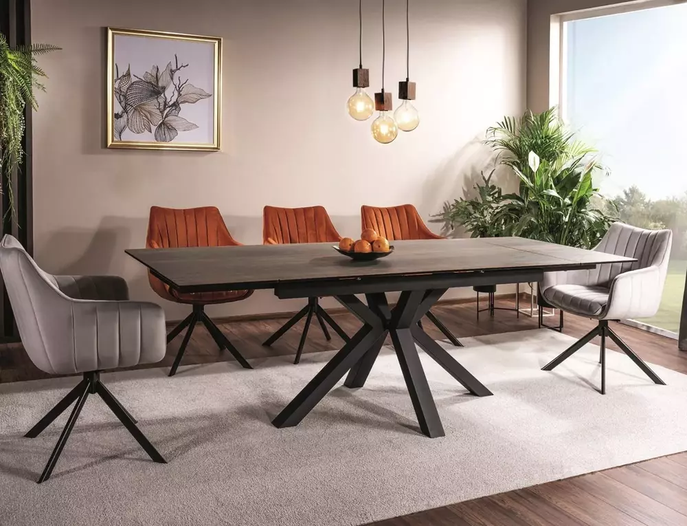 Galds GOLDI 76/90/160(240) cm brūns - N1 Home