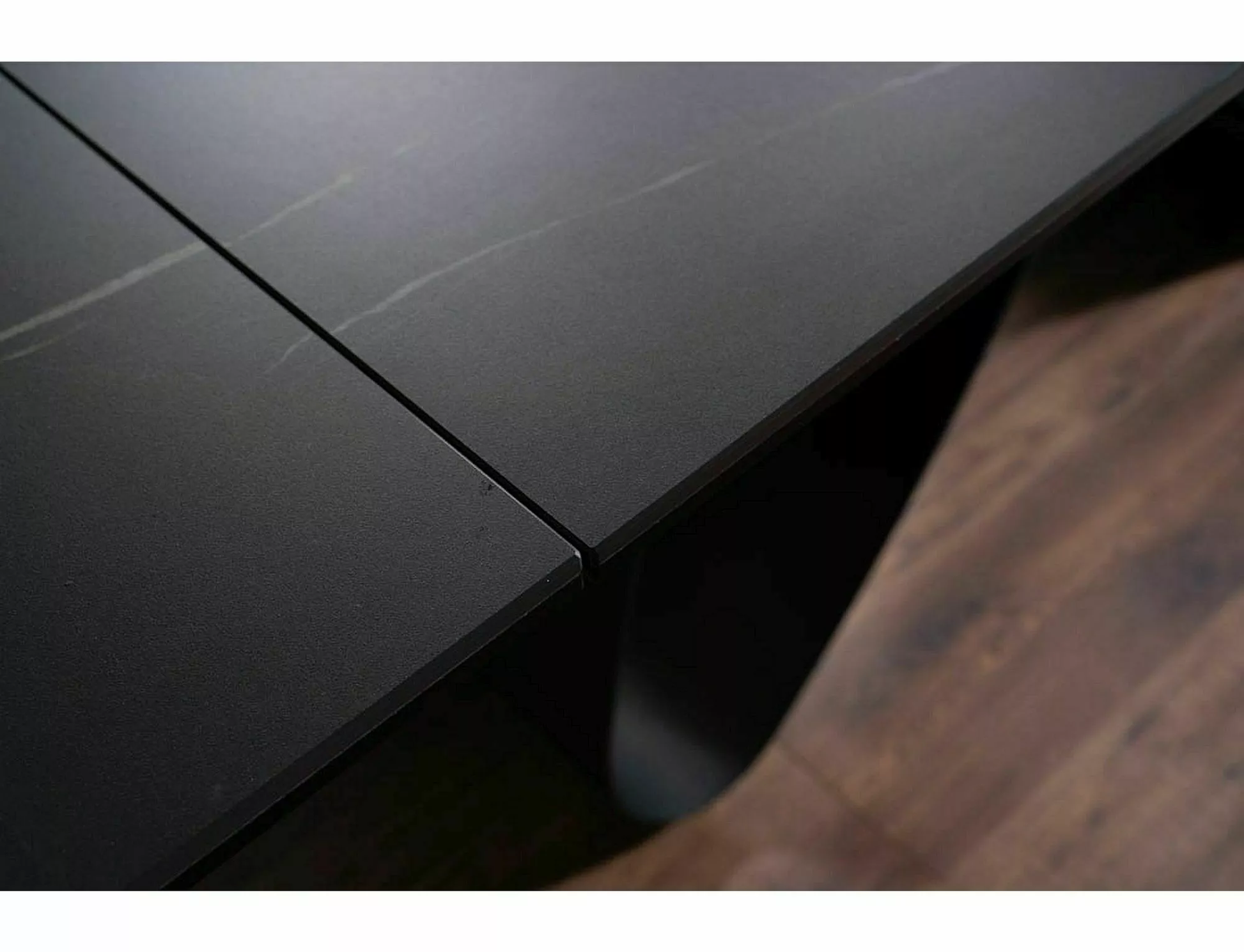 Galds SH 77/90/160(240) cm melns - N1 Home