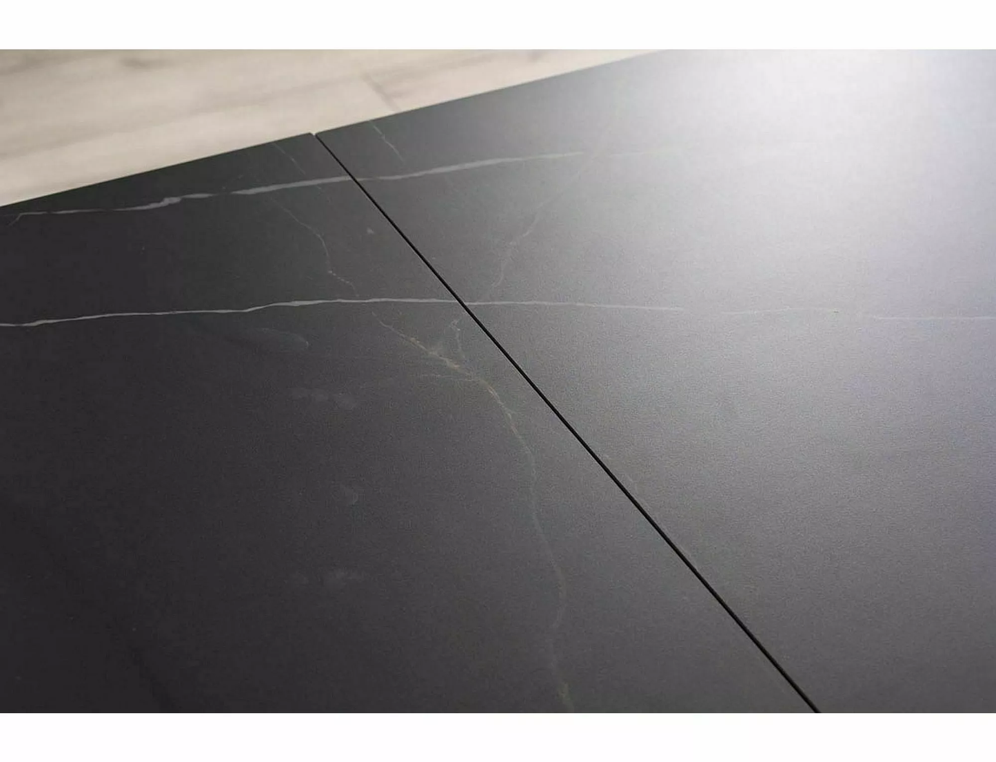 Galds SH 77/90/160(240) cm melns - N1 Home