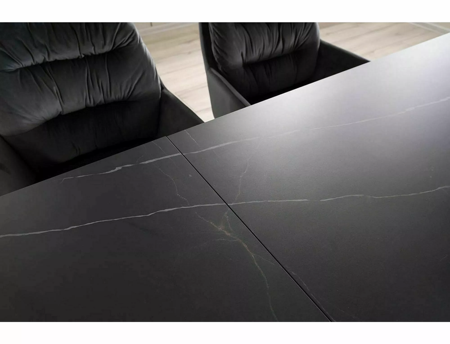 Galds SH 77/90/160(240) cm melns - N1 Home