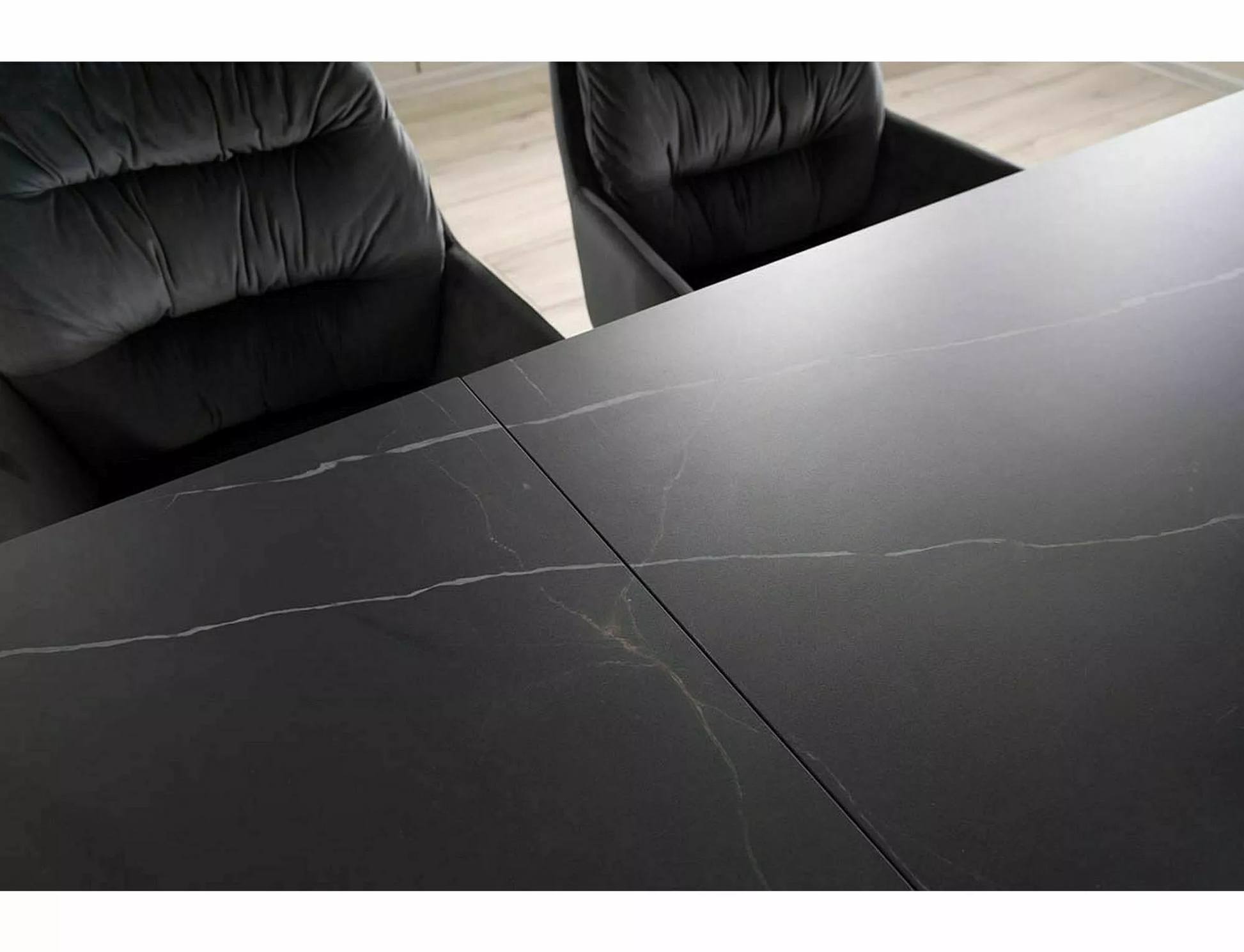 Galds SH 77/90/160(240) cm melns - N1 Home