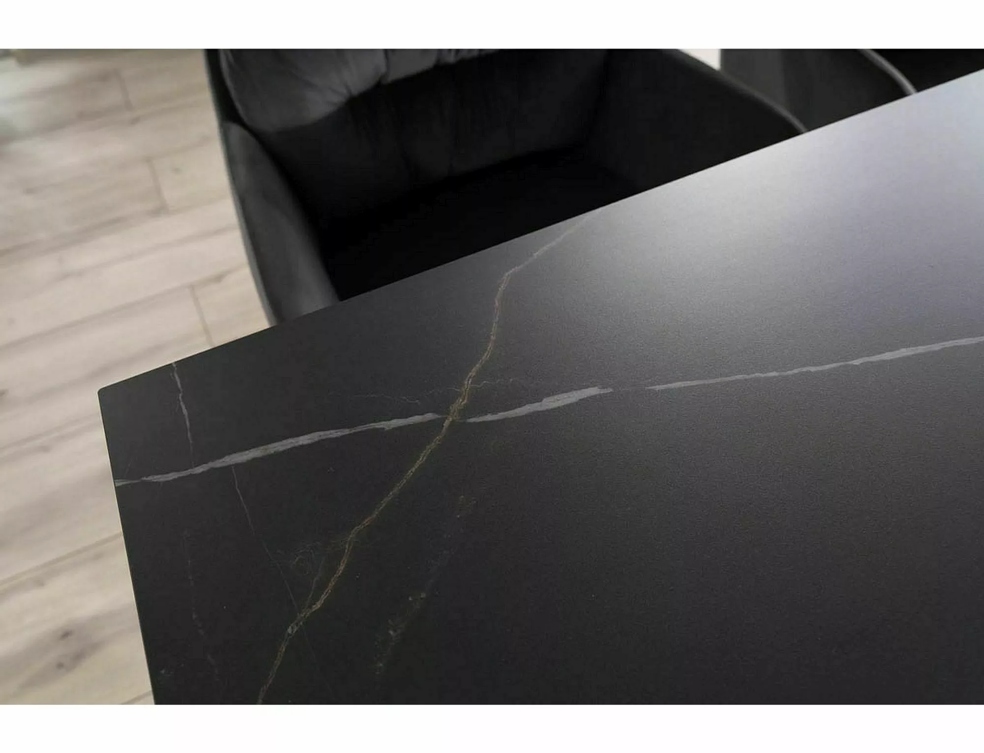 Galds SH 77/90/160(240) cm melns - N1 Home