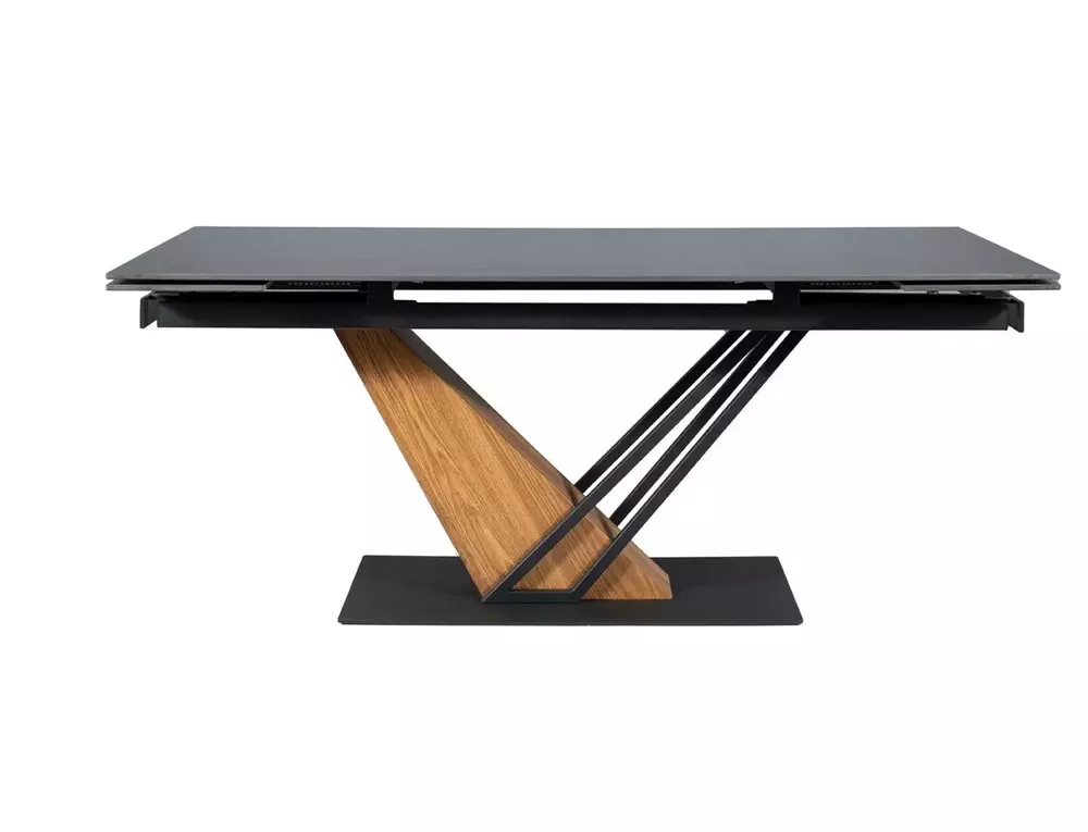 Galds GENEVA 75/90/160(180)/220(240) melns - N1 Home