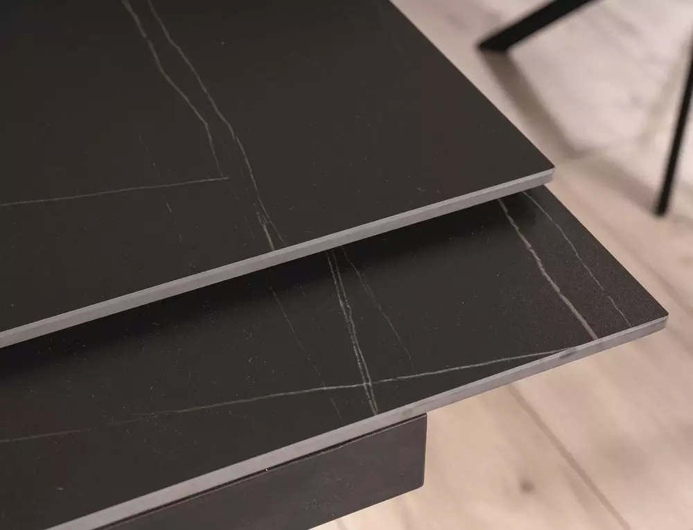 Galds GENEVA 75/90/160(180)/220(240) melns - N1 Home