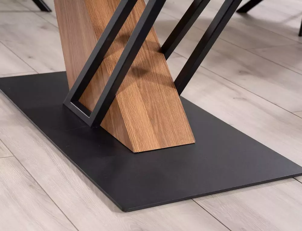 Galds GENEVA 75/90/160(180)/220(240) melns - N1 Home