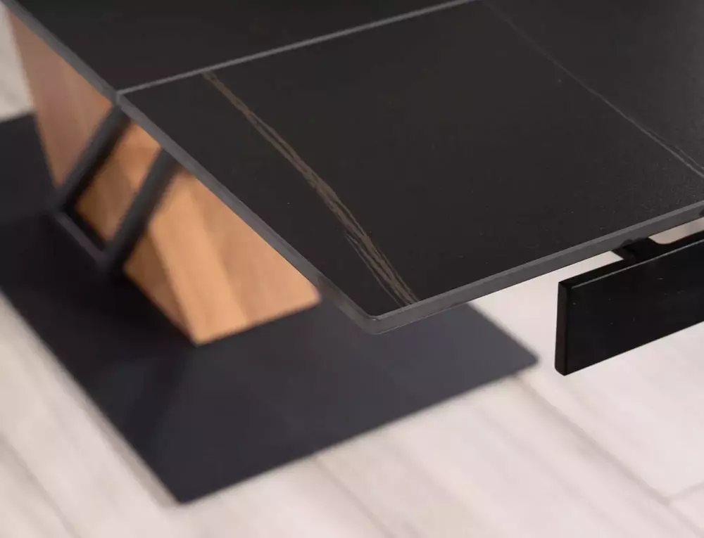 Galds GENEVA 75/90/160(180)/220(240) melns - N1 Home