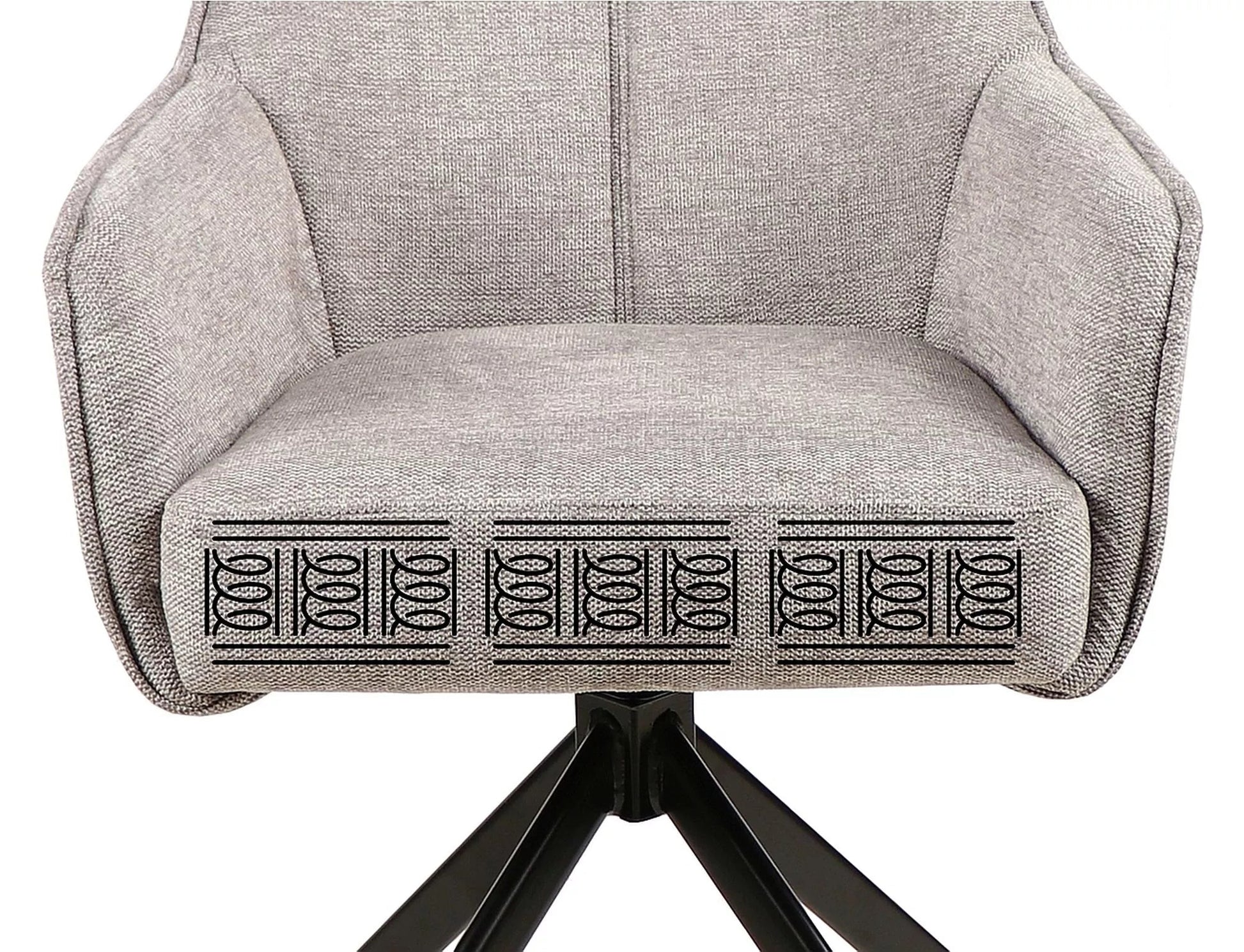 Krēsls Nots 83/55/45 cm tumši pelēks - N1 Home