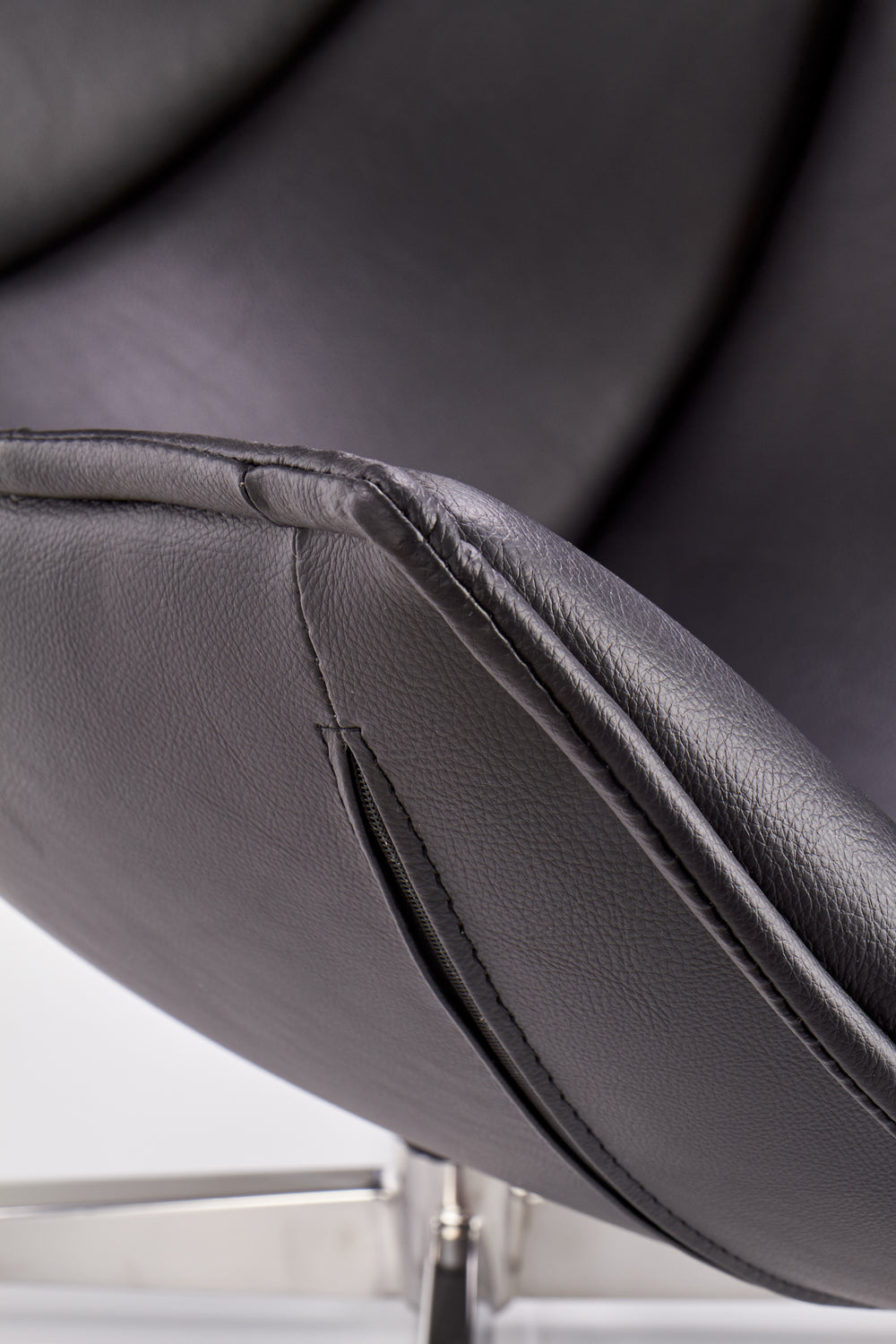 Krēsls Luxi 86/84/96/36 cm melns - N1 Home