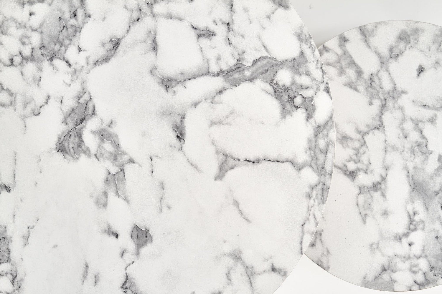 Kafijas galds Pao 60/40 un 38/34 cm marmors/zelts - N1 Home