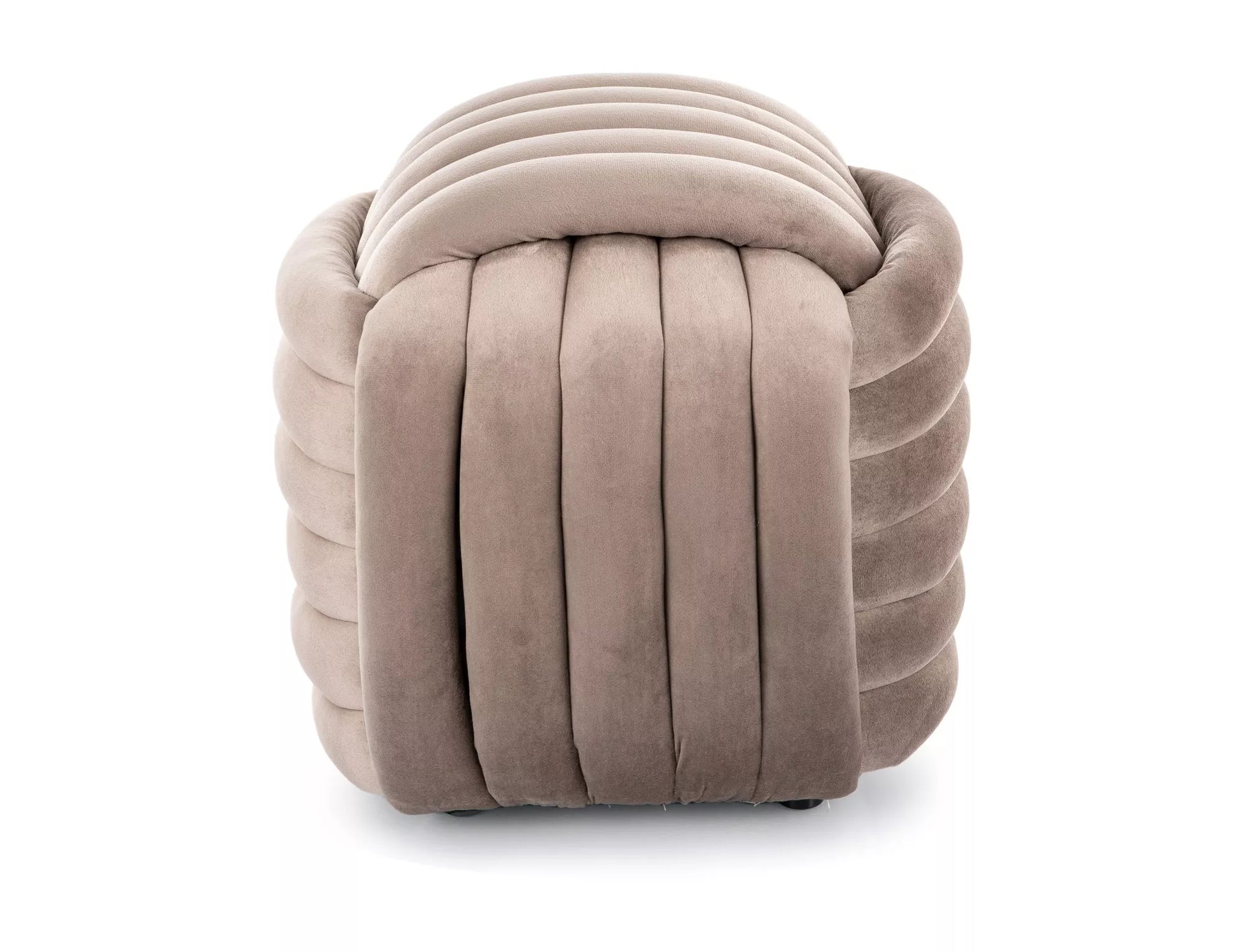 Pufs Brun 42/45/45 cm bēšs - N1 Home