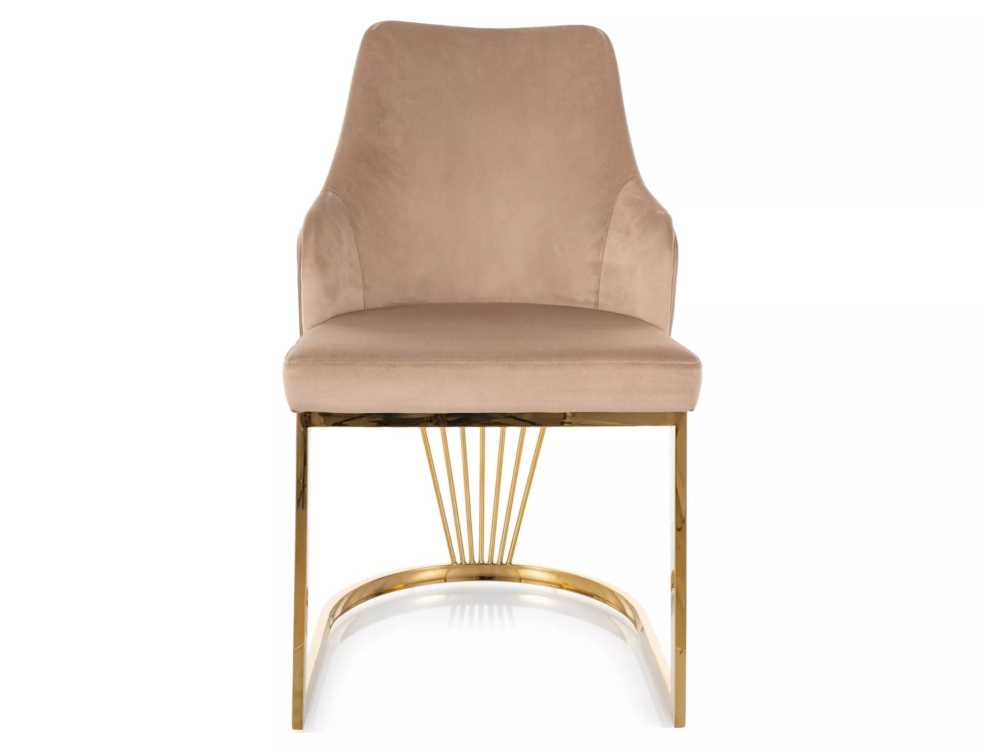 Krēsls Alurd 89/52/48 cm bēšs/zelts - N1 Home