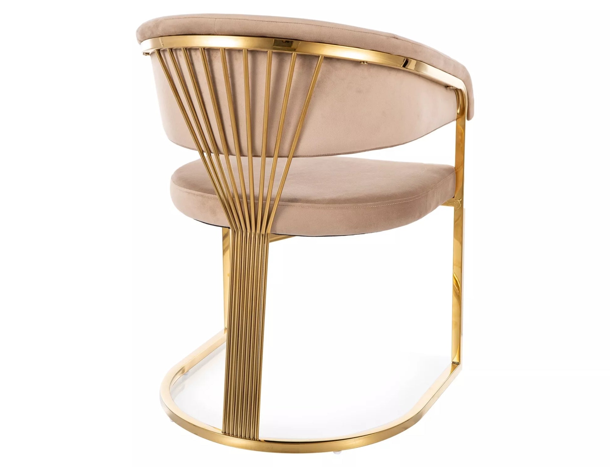 Krēsls Crons 77/57/46 cm bēšs/zelts - N1 Home