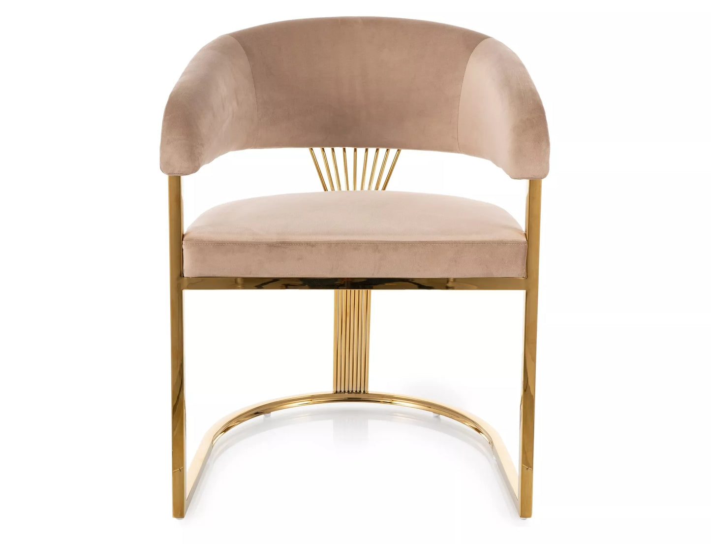 Krēsls Crons 77/57/46 cm bēšs/zelts - N1 Home