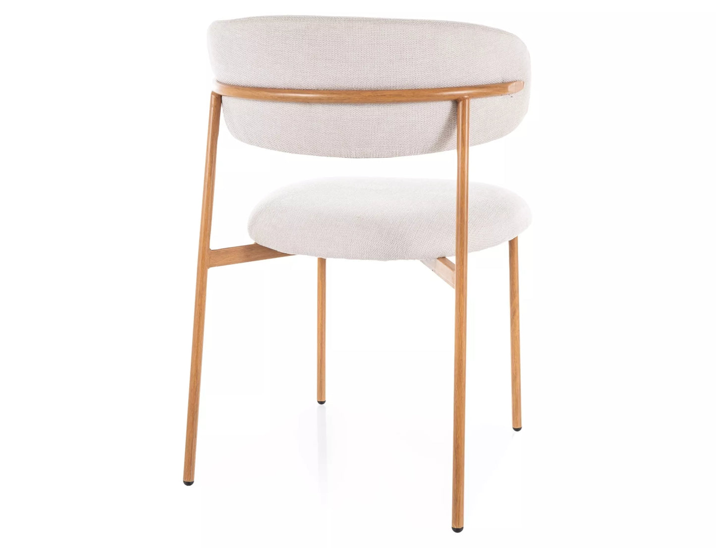 Krēsls Elti 80/56/49 cm gaiši bēšs/ ozols - N1 Home