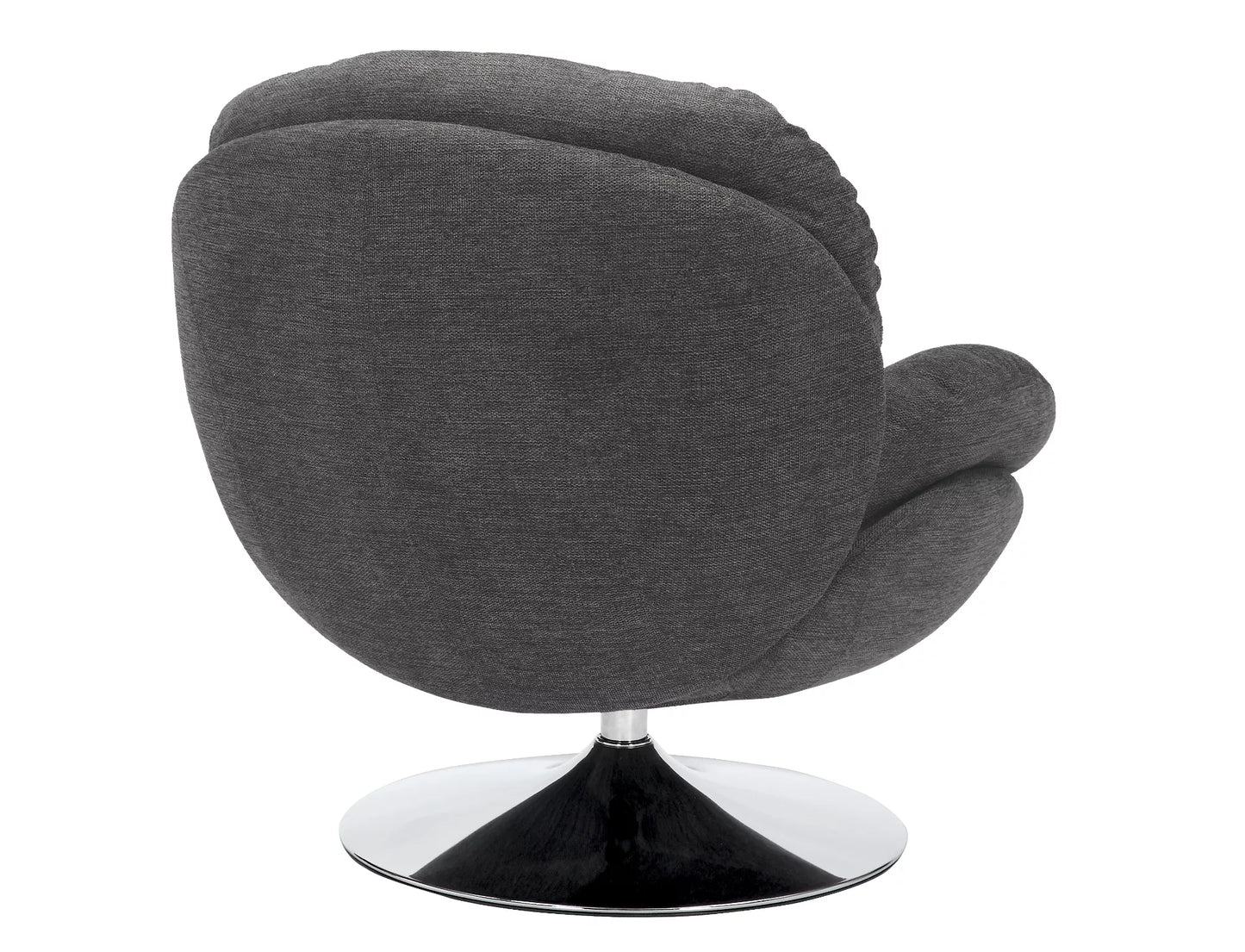 Krēsls Robs 83/45/62 cm pelēks/hroms - N1 Home