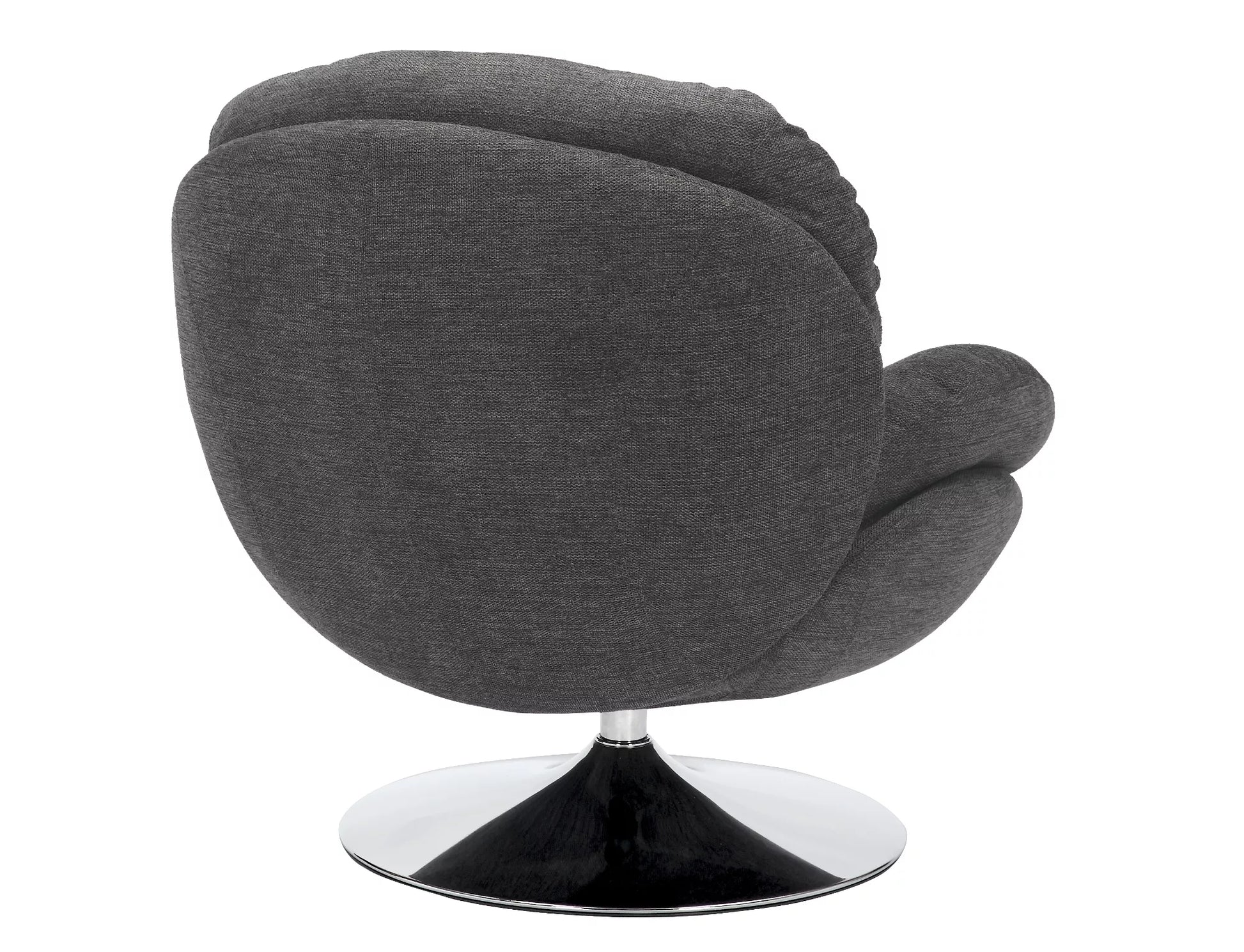 Krēsls Robs 83/45/62 cm pelēks/hroms - N1 Home