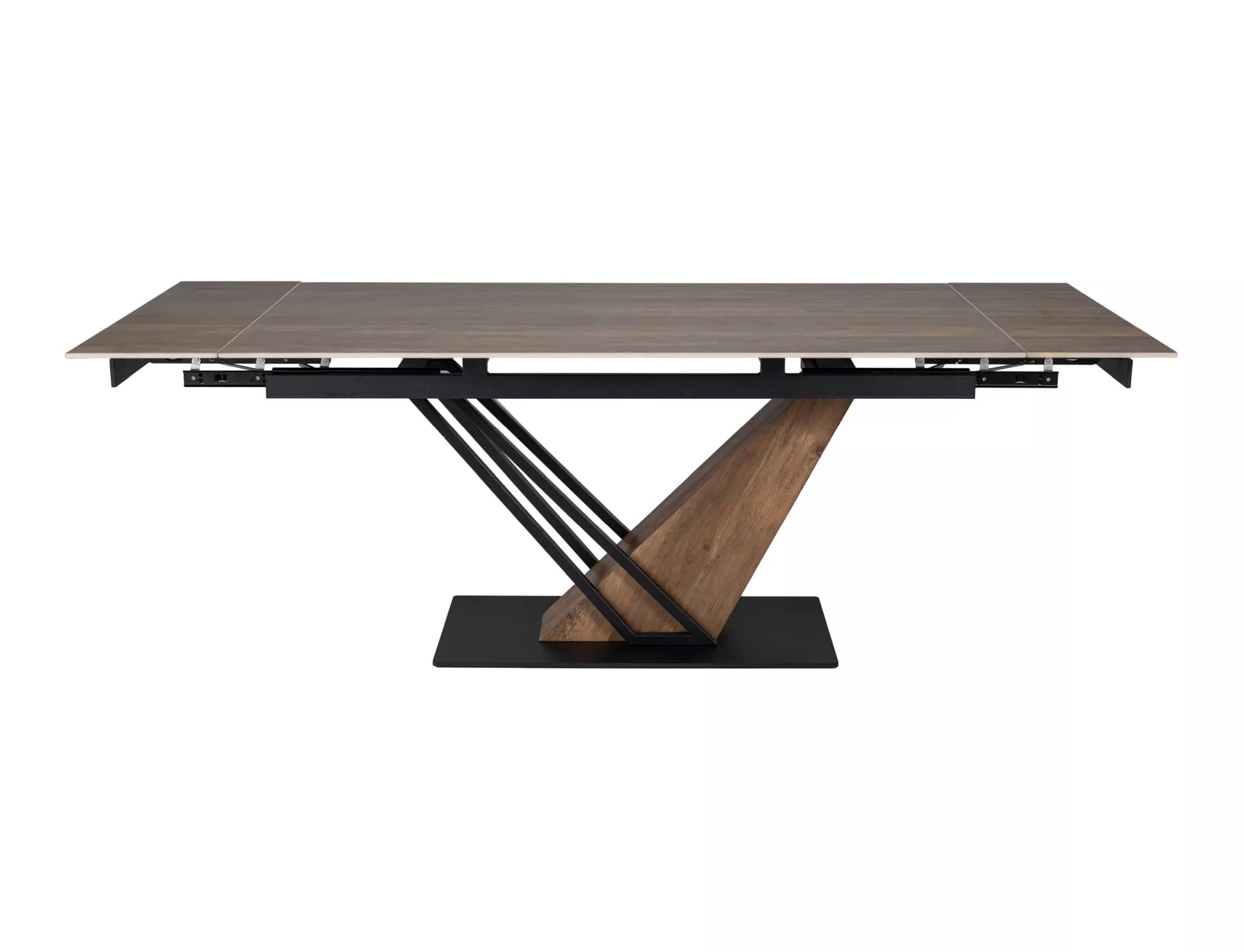 Galds Geno 160(180)-240/90/75 cm ozols/koka efekts - N1 Home