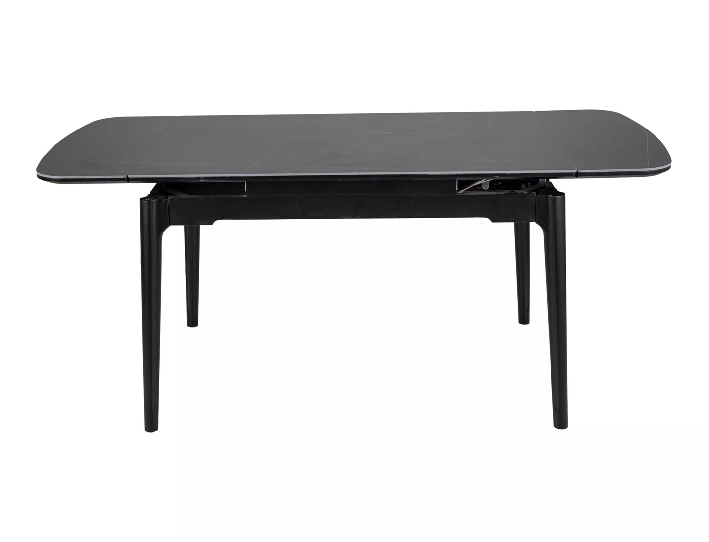 Galds Sent 120/180/80/75 cm matēts melns - N1 Home