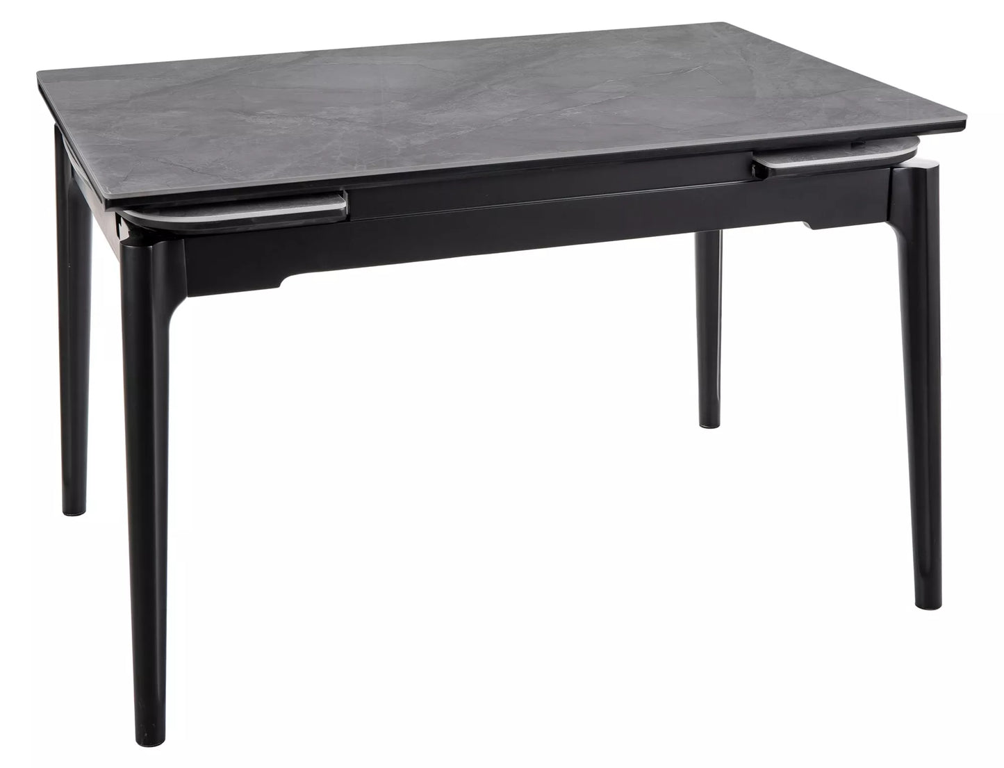 Galds Sent 120/180/80/75 cm pelēks spīdums / melns matēts - N1 Home