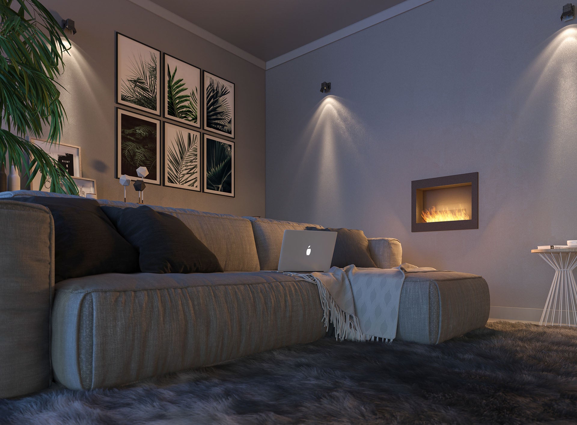 Biokamīns Frams 600 60/49/18 cm melns - N1 Home