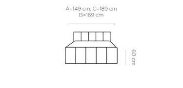 Gulta Fres 140/160/180 x 200 cm Austin 08 - N1 Home
