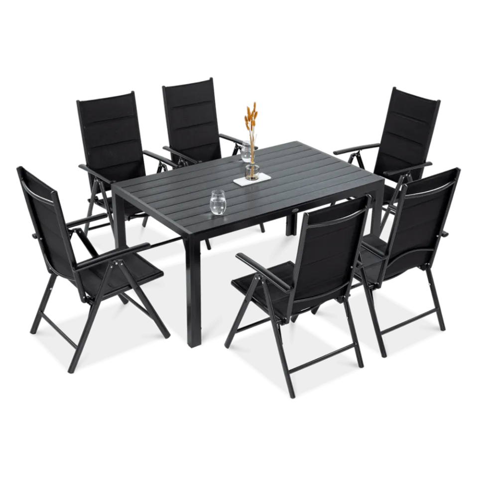 Dārza mēbeles Sidny pelēks/tumši pelēks - N1 Home