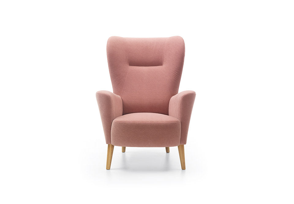 Krēsls Paris 83/93/110 cm rozā - N1 Home
