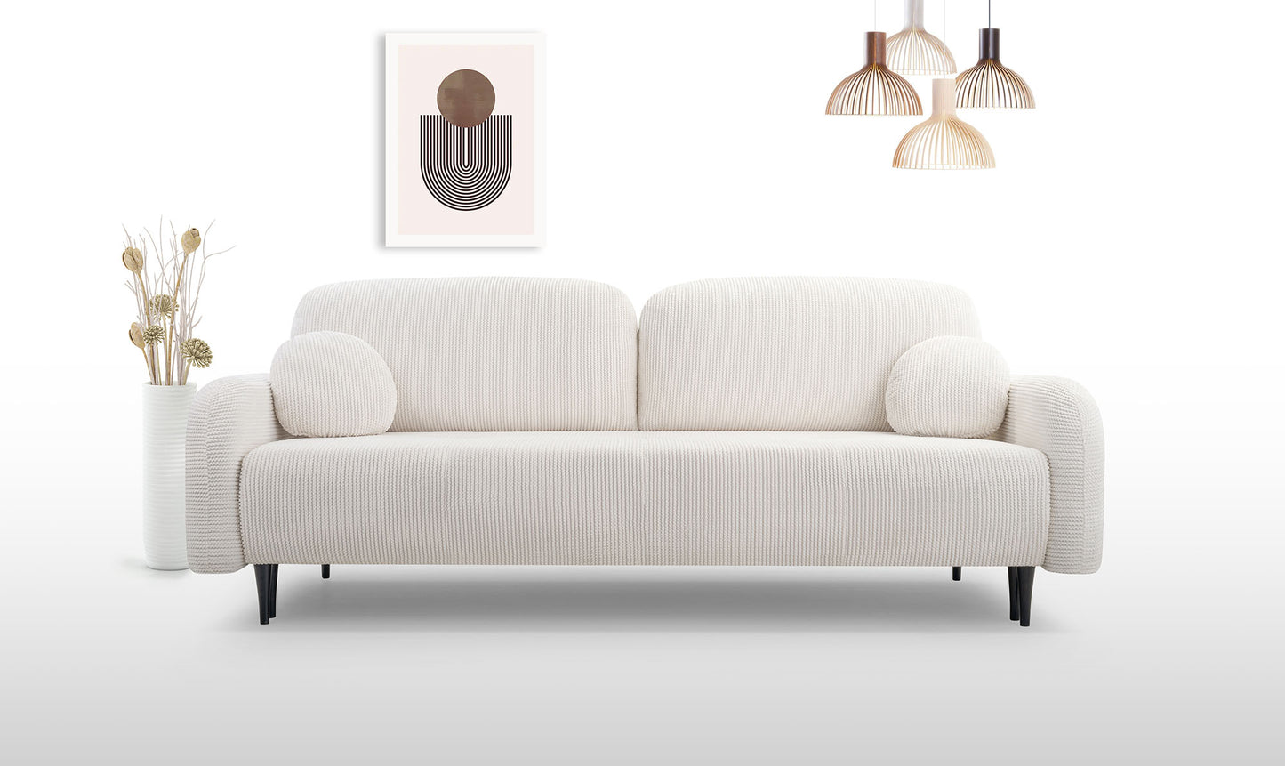 Dīvāns Cloudy 230/95/102 cm krēms - N1 Home