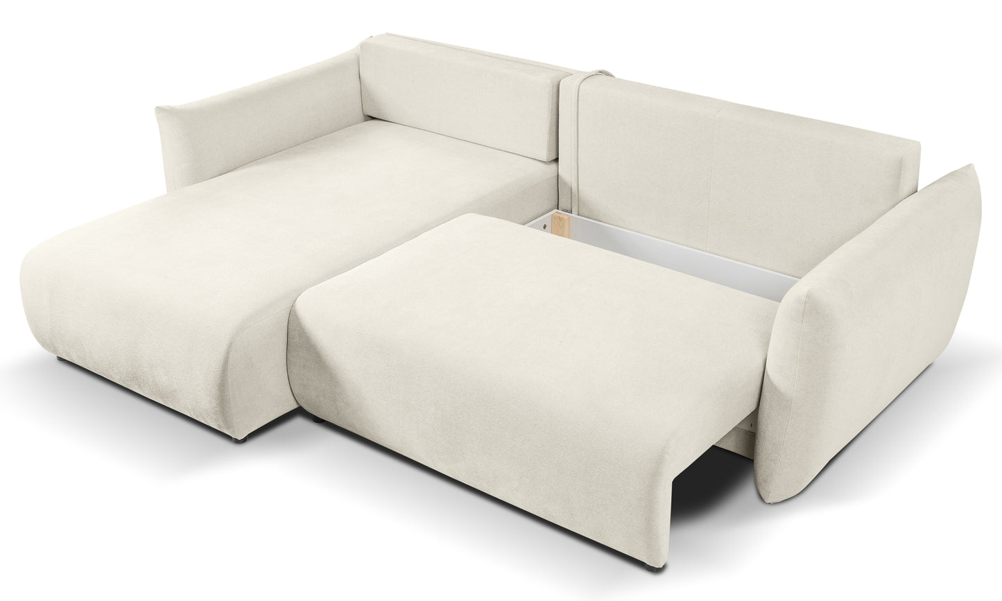 Dīvāns Alloreo 257/88/177 cm krēms - N1 Home