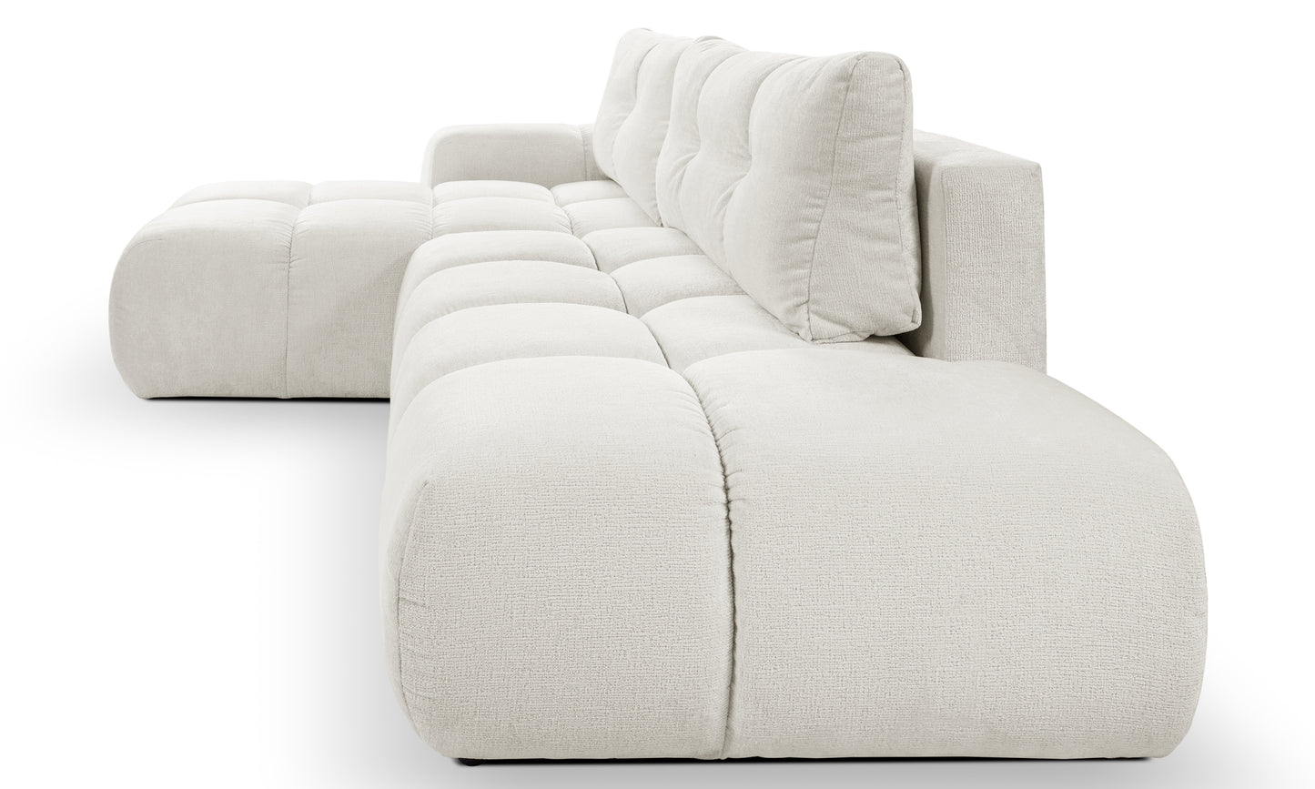 Dīvāns Saks 286/88/177 cm gaiši pelēks - N1 Home