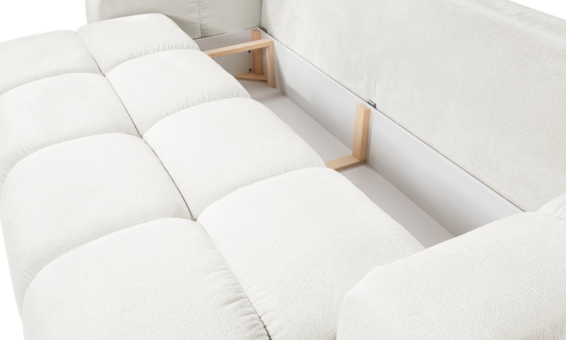 Dīvāns Saks 259/91/99 cm krēms - N1 Home