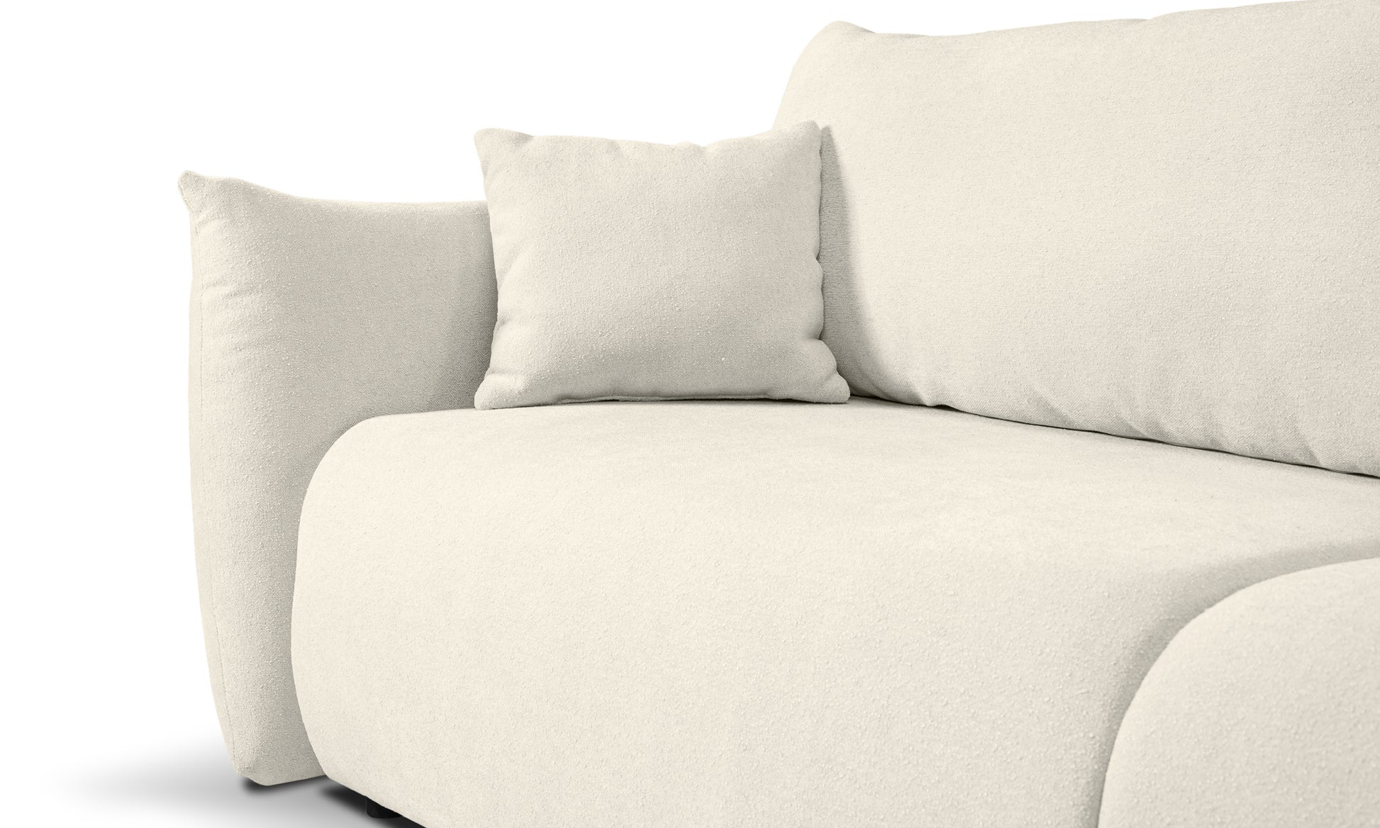 Dīvāns Alloreo 240/88/108 cm krēms - N1 Home