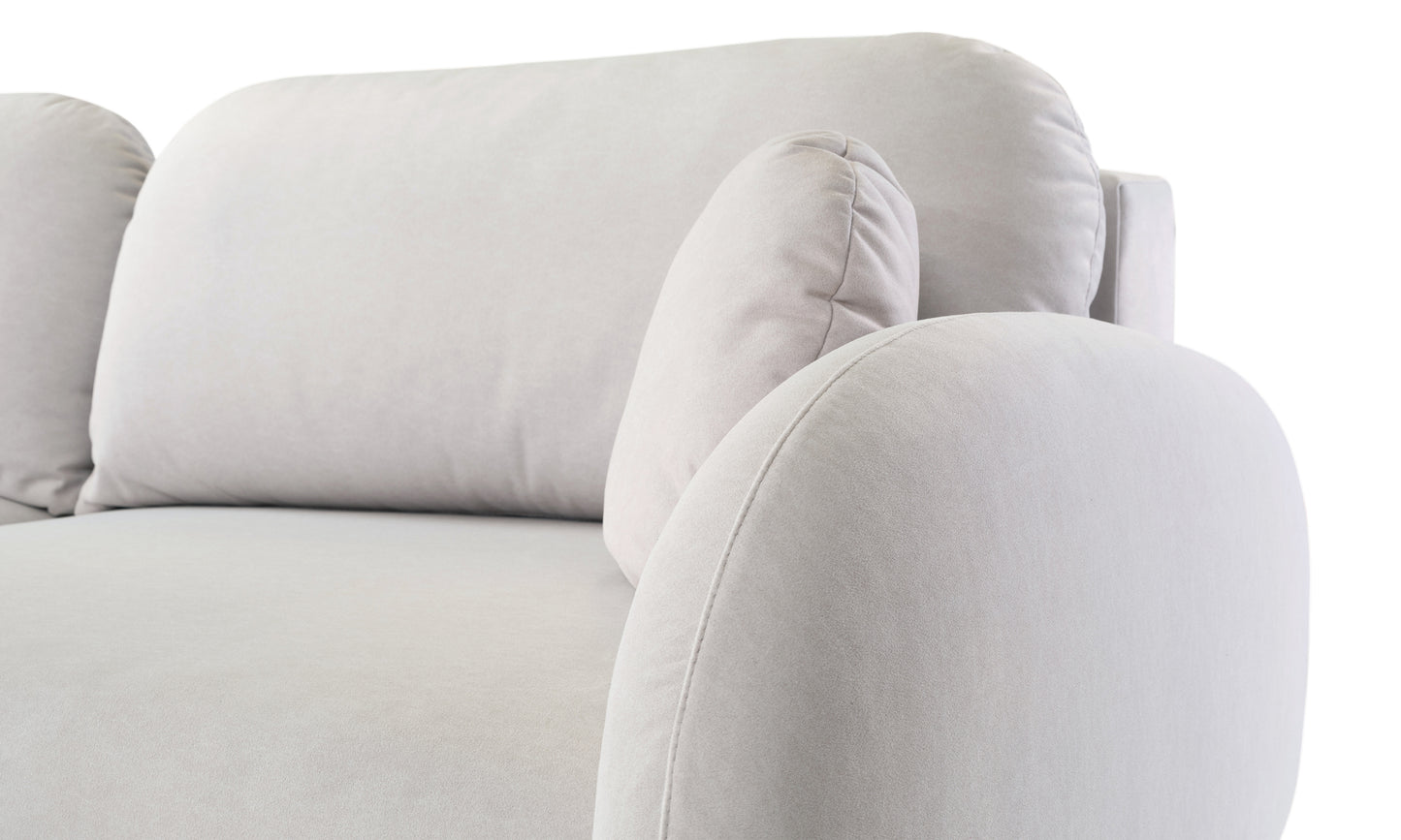 Dīvāns Sofi 232/95/109 cm gaiši pelēks - N1 Home