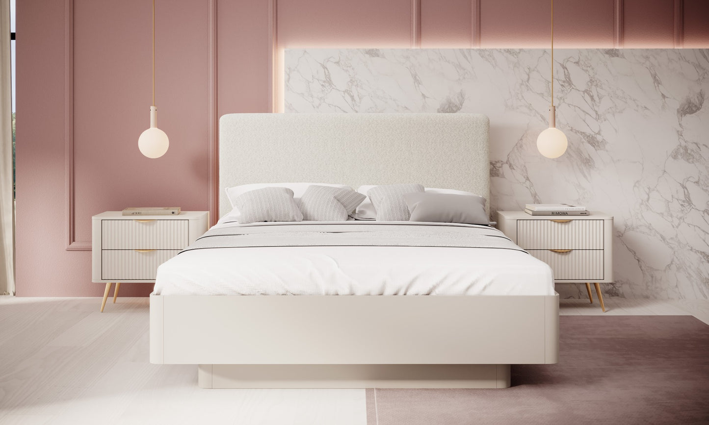 Naktsskapis Lanti 63/55/38 cm bēšs - N1 Home