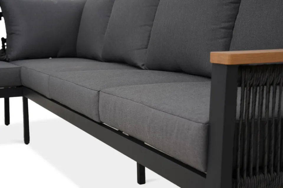 Dārza komplekts Askot 1 tumši pelēks - N1 Home