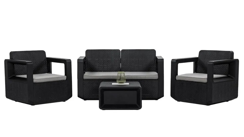 Atpūtas mēbeļu komplekts Veni antracīts - N1 Home