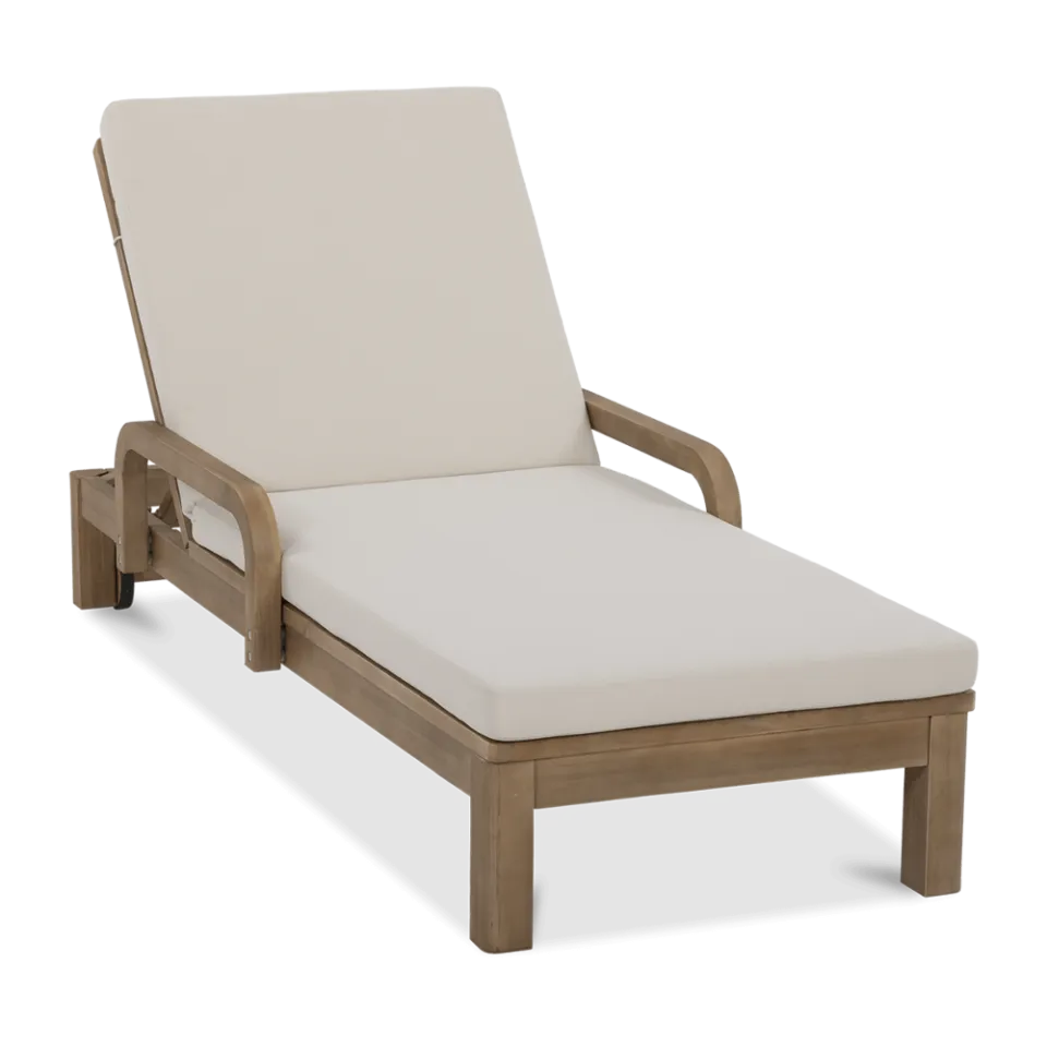 Dārza atpūtas krēsls ar spilvenu Marigo 184/73/87 cm dabiks - N1 Home