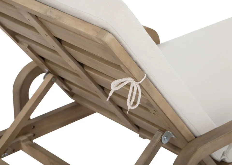 Dārza atpūtas krēsls ar spilvenu Marigo 184/73/87 cm dabiks - N1 Home